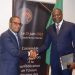 Le Vice-président de l’UAPI, Hermann Kamonomono, à droite, et le représentant de la Fédération nationale des promoteurs immobiliers du Maroc, à gauche