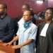 Ike Ngouoni Alila Oyouomi à l'extrême gauche condamné à 8 ans de prison avec une amende de 5 milliards de FCFA