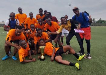 Vainqueur du tournoi de clôture de l'année synodale 2021-2022 à l'Alliance Chrétienne d'Avéa 2 au stade de Nzeng Ayong