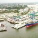 Ici, Owendo minéral port (OMP-GSEZ) à Owend