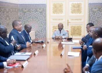 Le nouveau bureau de la CPG chez le président Ali Bongo Ondimba
