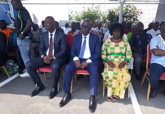 Le Général Kouakou Nicolas, l'ambassadeur de Côte d’Ivoire au Gabon lors de la célébration des festivités du 62e anniversaire d'indépendance de la Côte d’Ivoire
