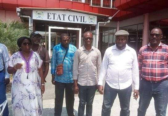 Les agents grévistes de la mairie de Libreville