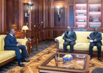 le Révérend pasteur Louis-Sylvain Allogo Engo chez Ali Bongo Ondimba
