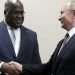Le président de la RDC à gauche Félix Tshisekedi et le président de la Russie Vladimir Poutine
