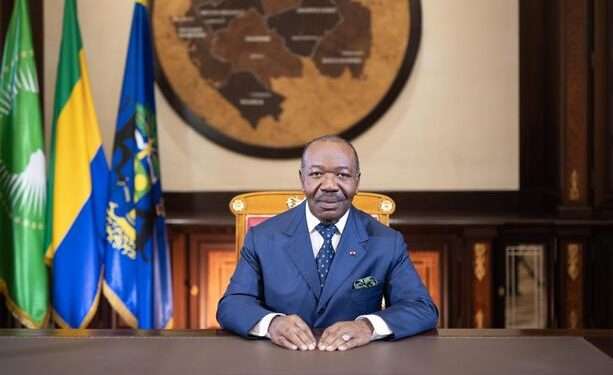 Le président Ali Bongo lors de son discours aux Gabonais ce 16 août 2022