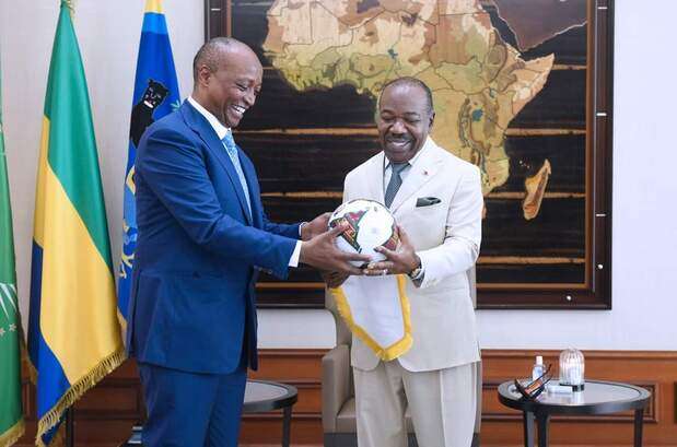 Ali Bongo s'est entretenu avec le président de la CAF Patrice Motsepe