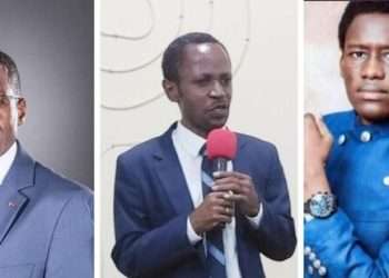 Le leader de l'église Parole de Foi au centre, le Rév Pambou sollicite la clémence du ministre de l'Intérieur pour Emmanuel Ndzoma gardé à vue (à droite)