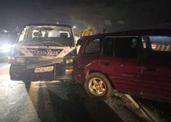 Avec un premis provisoire, Carole Mick Moussavou percute un Rav 4 faisant plusieurs blessés