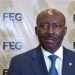 Henri Claude Oyima, le président de la FEG lors de l'AG à Libreville