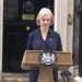 Le Premier ministre britannique Liz Truss démissionne