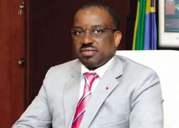 Vincent de Paul Massassa, le ministre du Pétrole et du Gaz est Cape Town