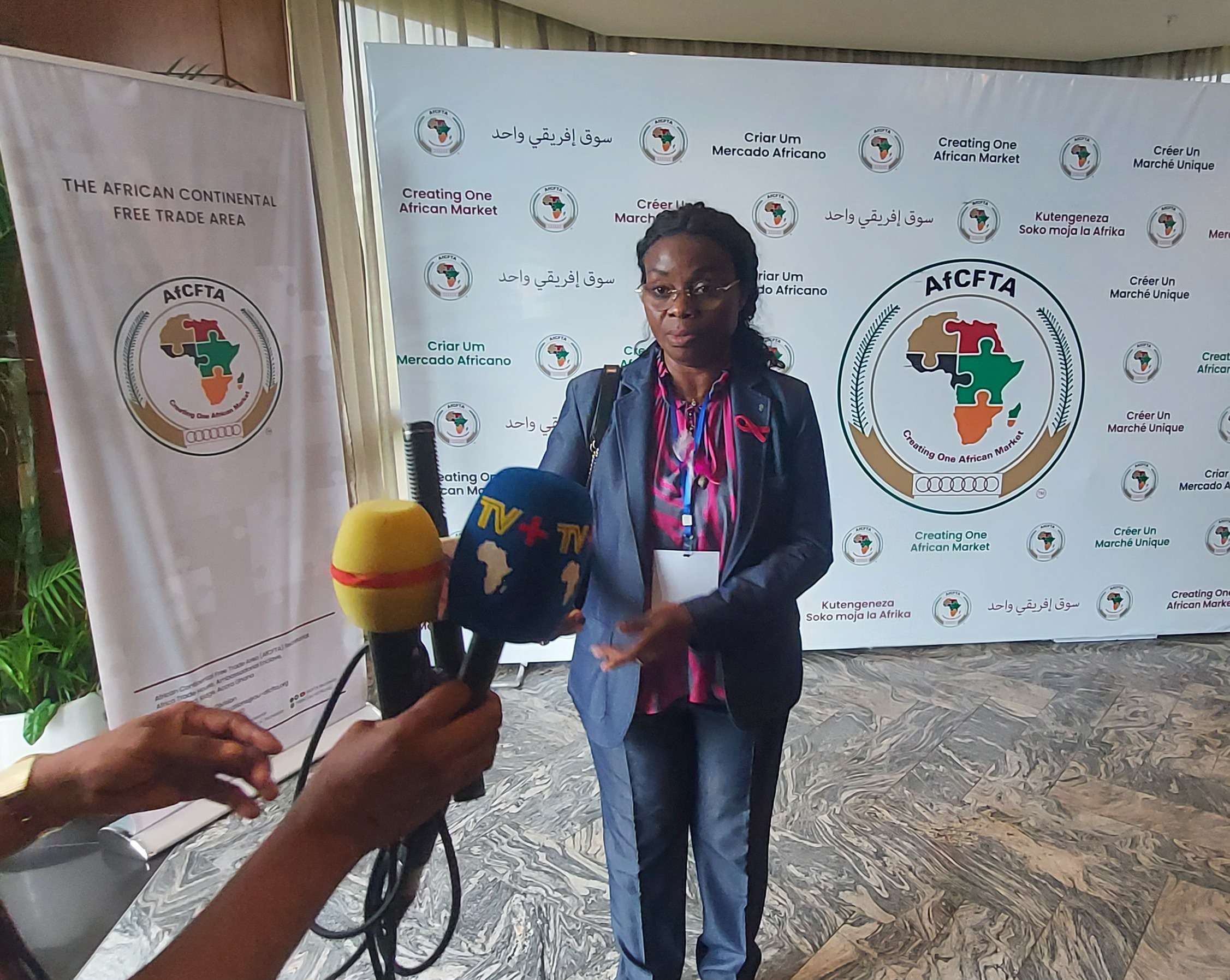 La DG du Commerce Zéphirine Etotowa Ntutum satisfaite de l'adoption des trois protocoles de la réunion de Libreville