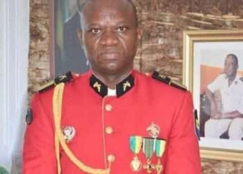 Le Général Brice Clothaire Oligui Nguema, l'un des hommes forts du régime de Libreville