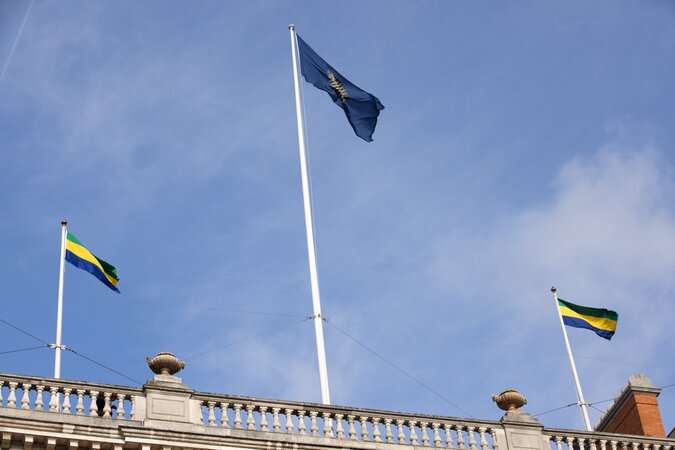 Levée du drapeau gabonais au Commonwealth