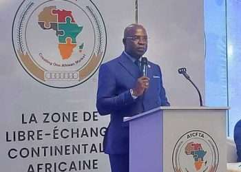 Le président du Conseil des ministre de la ZLECAF en charge du Commerce ce 27 octobre 2022 à Libreville