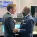 Emmanuel Macron, à gauche, avec Ali Bongo, sera au Gabon en mars 2023
