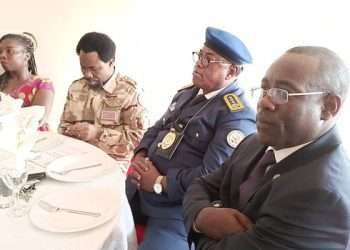 Certains aumôniers et juges de paix de la Conacce Chaplains lors de l'agapé