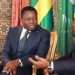 Le président Ali Bongo, à droite, au Togo, à l'invitation de son homologue Faure Essozimna Gnassingbé, à gauche