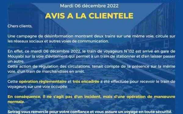 La Setrag s'insurge contre la campagne de désinformation