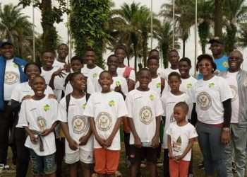 Les enfants de la maison de l'Espérance et la Conacce Chaplains