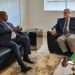 Le ministre Michael Moussa-Adamo et les diplomates gabonais au Brésil