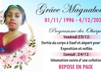 L'affiche de Grâce Magnabouani