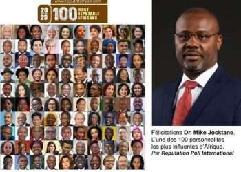 Le président Mike Jocktane classé parmi les 100 Africains les plus réputés en 2023