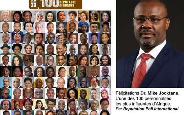 Le président Mike Jocktane classé parmi les 100 Africains les plus réputés en 2023