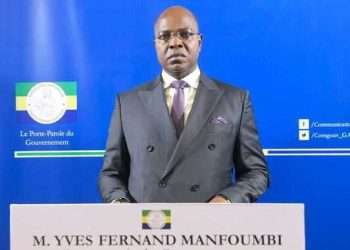 Yves Fernand Manfoumbi le nouveau porte parole du gouvernement avant la lecture du communiqué final du conseil des ministres du 10 janvier