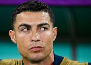Cristiano Ronaldo sur le point de départ d'Al-Nassr