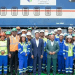 Ali Bongo et Faure Gnassingbé à l'inauguration des 4 ateliers d'xploitation ferroviaire d'OMP