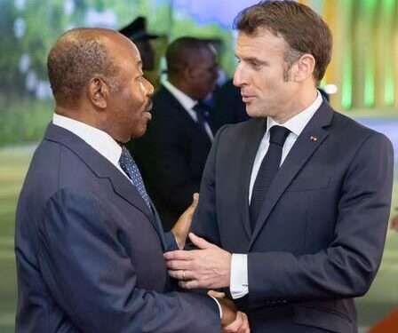 Ali Bongo reçoit Emmanuel Macron pour le One Forest Summit