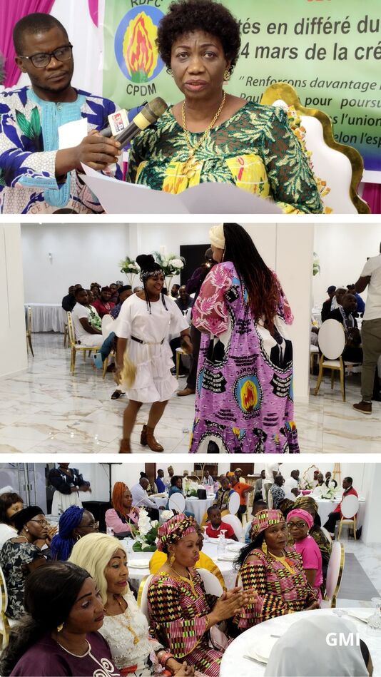 Quelques séquences de la célébration des 38 ans du RDPC avec la section Gabon