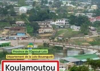 La ville de Koulamoutou dans laquelle Samantha Koumba s'est suicidée