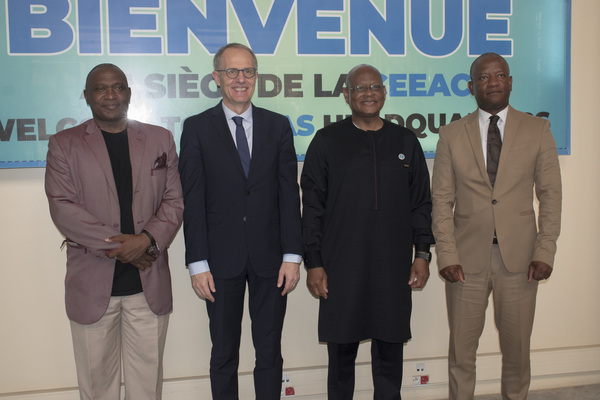 Les responsables de le CEEAC et de l'UNESCO 