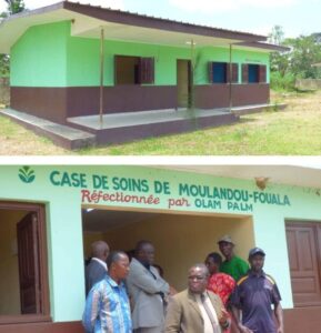 Quelques actions de la journée du 13 avril avec Olam Palm dans la Ngounié