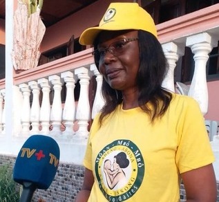 Gisèle Okomo Ebanega, Présidente d'honneur de l'Association Môan Mbô Mbô
