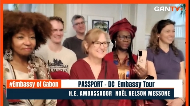 Vue partielle de l'assistance venue au Passport DC Embassy tour 