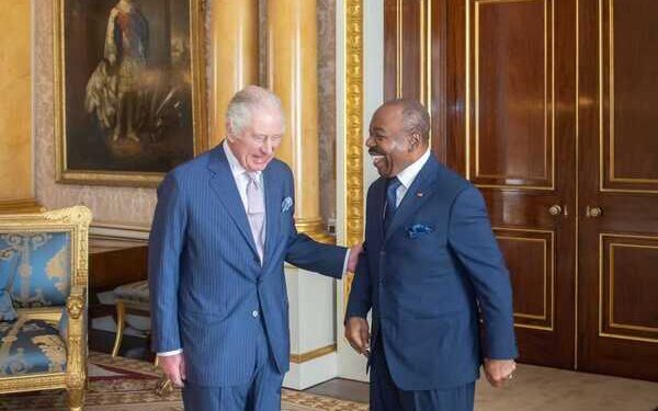 Le président Ali Bongo et son épouse au couronnement du Roi Charles III