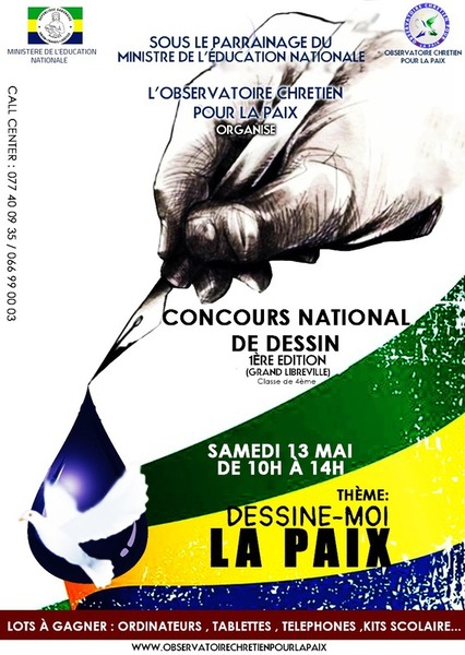 OCP, concours de dessin paix