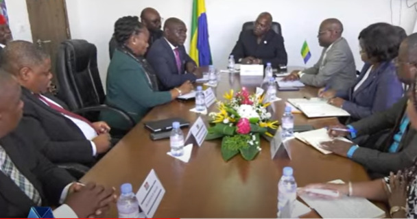 La séance de travail entre le ministère gabonais du Commerce et du Malawi