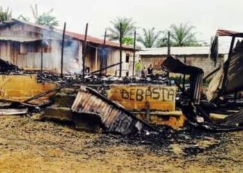 bébé mort incendie oyem
