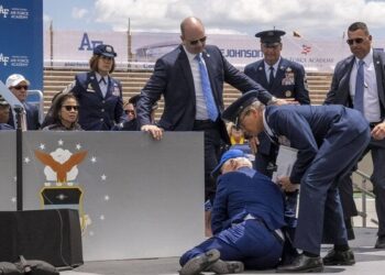 Joe Biden chute