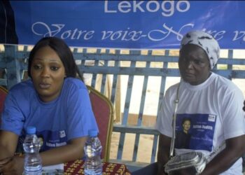 Justine Judith Lekogo et les populations du deuxième arrondissemen de Franceville
