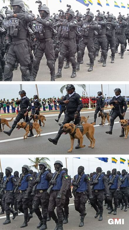 Ali Bongo défilé août