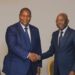 Le président centrafricain, Faustin Archange Touadera et le président de l'Assemblée nationale, Jean François Ndongou @D.R
