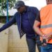 Jeannot Kalima forages