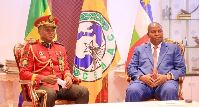 Oligui Nguema Touadera Centrafrique
