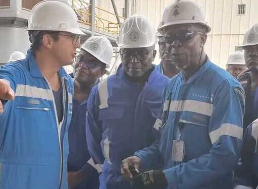 Marcel Abéké installations Perenco